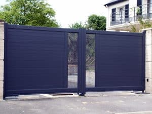 portail battant cado decor fresk mellan aluminium contemporain