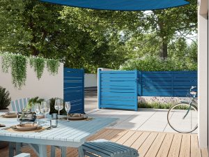 kostum aluminium contemporain portail battant ajoure spas 5010 cloture reprise