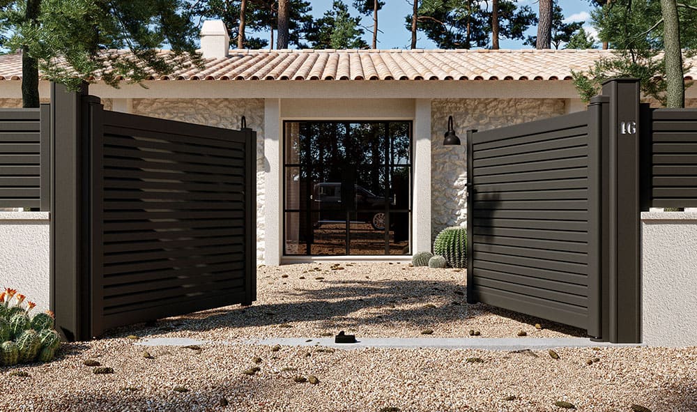 portail aluminium battant lemm kostum